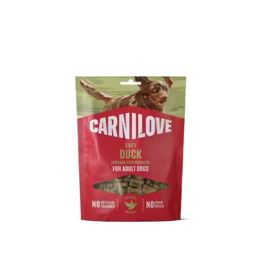 [4DC0640106] * Carnilove Dog : Soft Snack - Duck with Rosemary
