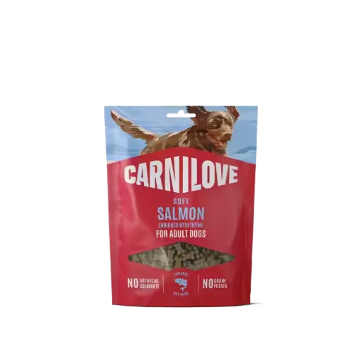 [4DC0640108] * Carnilove Dog : Soft Snack - Salmon with Thyme
