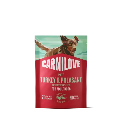 [4DC0640118] * Carnilove Dog : Pouch - Turkey & Pheasant with Raspberry Leaves