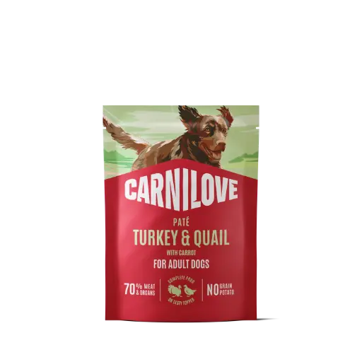 [4DC0640119] * Carnilove Dog : Pouch - Turkey & Quail with Yellow Carrot