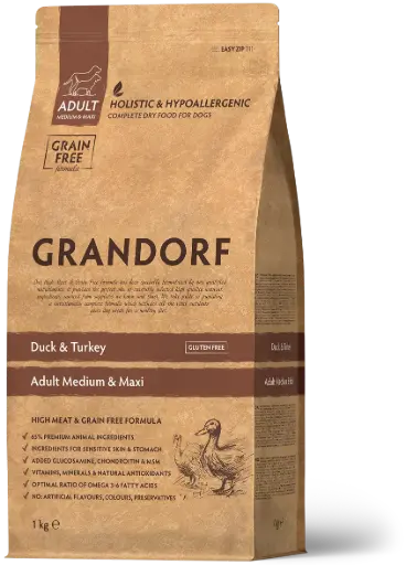 Grandorf : Duck & Turkey - Adult Medium & Maxi Breeds