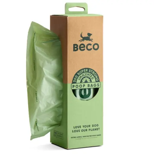 [4DC0670432] Beco : Poop Bags Recycled - Single Roll Dispenser