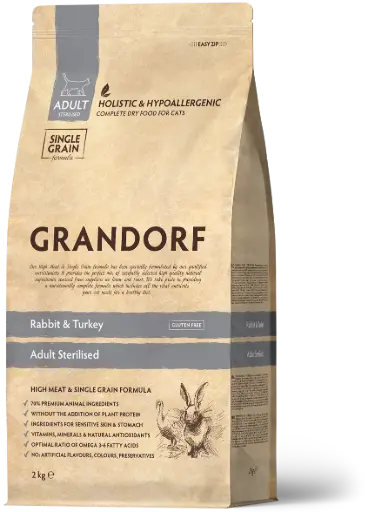 Grandorf : Rabbit & Turkey - Cat Sterilised