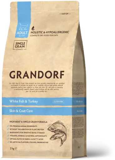 Grandorf : White Fish - Cat Indoor