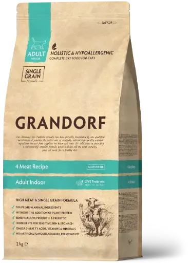 Grandorf : 4 Meat - Cat Indoor 