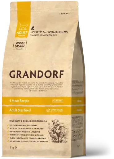 Grandorf : 4 Meat - Cat Sterilised