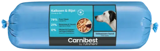 [4DC0130011] Carnibest : Kalkoen & Rijst - 1 kg   