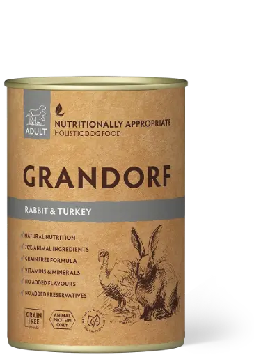 [4DC0020059] Grandorf : Rabbit & Turkey - Dog