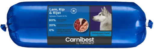 [4DC0130016] Carnibest : Lam, Kip & Rijst - 500 g