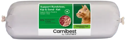 [4DC0130050] Carnibest : Support Rundvlees, Kip & Eend - Kat - 500 g