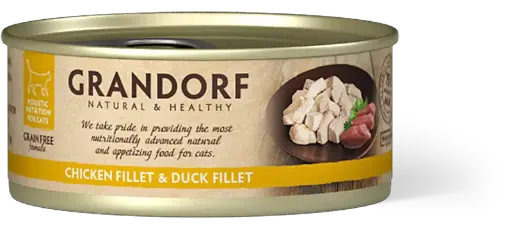 [4DC0020066] Grandorf : Chicken Breast & Duck Fillet - Cat