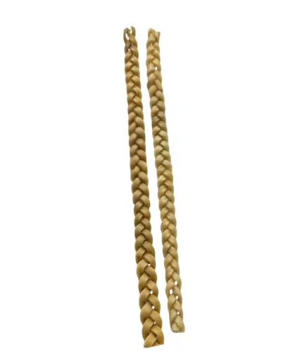 [4DC0160029] Happy Tails : Gevlochten Buffelhuid 50 cm - 1 Stuk
