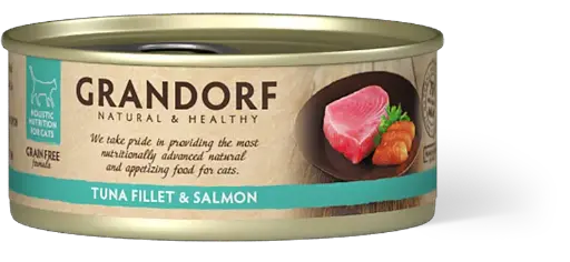 [4DC0020074] Grandorf : Tuna Fillet & Salmon - Cat