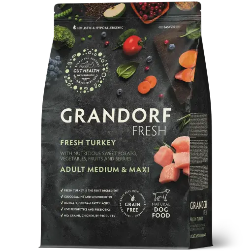 Grandorf Fresh : Turkey - Adult Medium & Maxi Breeds