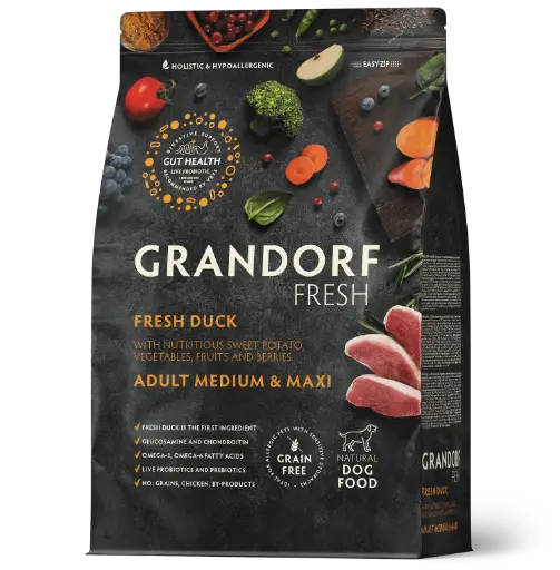 Grandorf Fresh : Duck - Adult Medium & Maxi Breeds