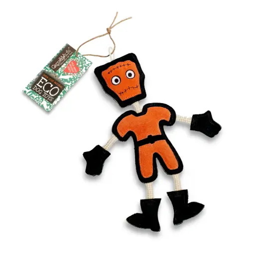[4DC0220026] Green & Wilds : Frankie Stein, Eco Dog Toy 