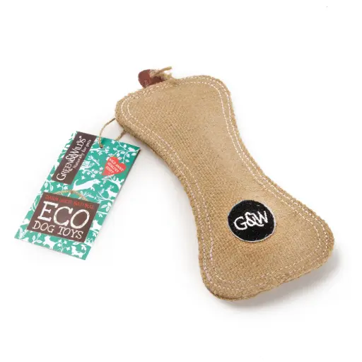 [4DC0220027] Green & Wilds : Funny Bone, Eco Dog Toy