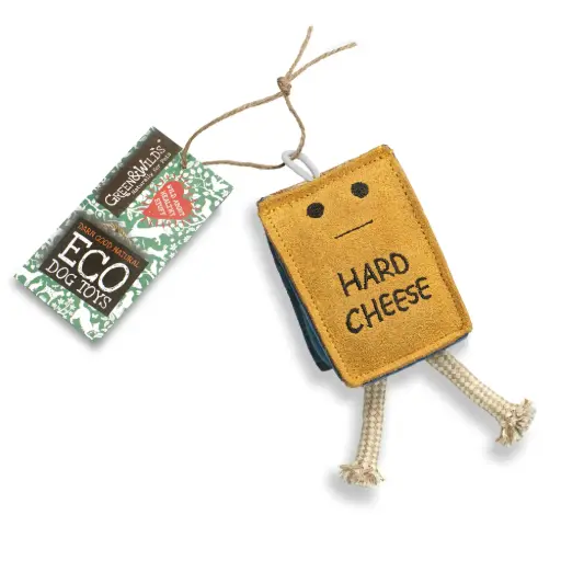 [4DC0220031] Green & Wilds : Hard Cheese, Eco Dog Toy