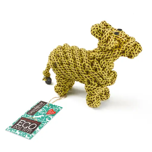 [4DC0220040] Green & Wilds : Lionel the Llama, Eco Dog Toy