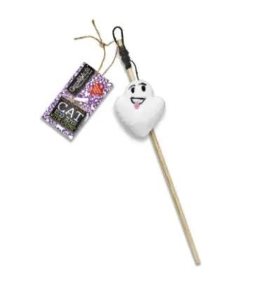 [4DC0220041] Green & Wilds : Mr Spooky, Cat Teaser Toy with Catnip 