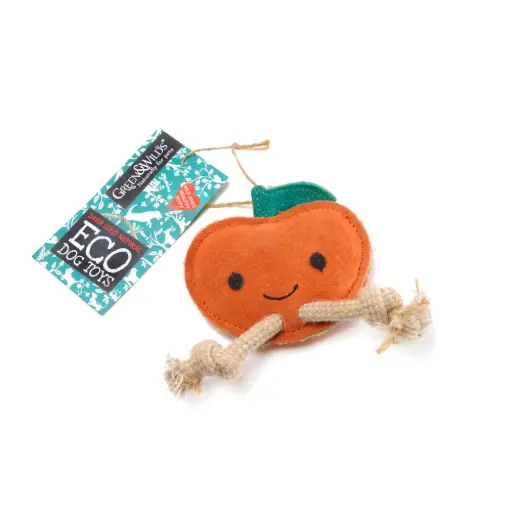 [4DC0220051] Green & Wilds : Sancho the Satsuma, Eco Cat & Dog Toy