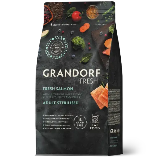 [4DC0020121] Grandorf Fresh : Salmon - Cat Sterilised