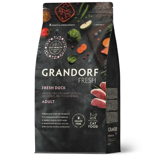 [4DC0020123] Grandorf Fresh : Duck- Cat Sterilised