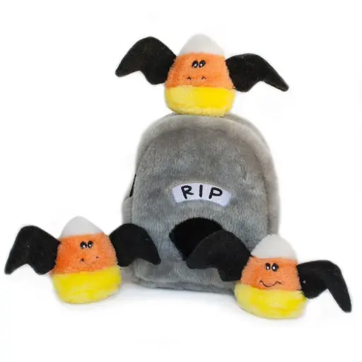 [4DC0270196] Zippy Paws : Halloween Burrow Spooky Gravestone