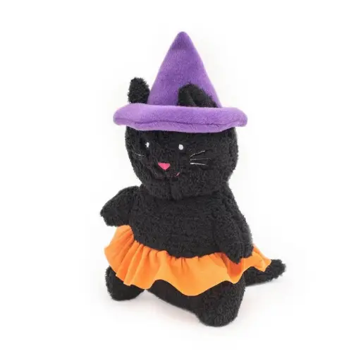 [4DC0270200] Zippy Paws : Halloween Cheeky Chumz Witch Cat
