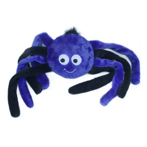 [4DC0270207] Zippy Paws : Halloween Grunterz Purple Spider